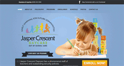 Desktop Screenshot of jaspercrescentdaycare.com